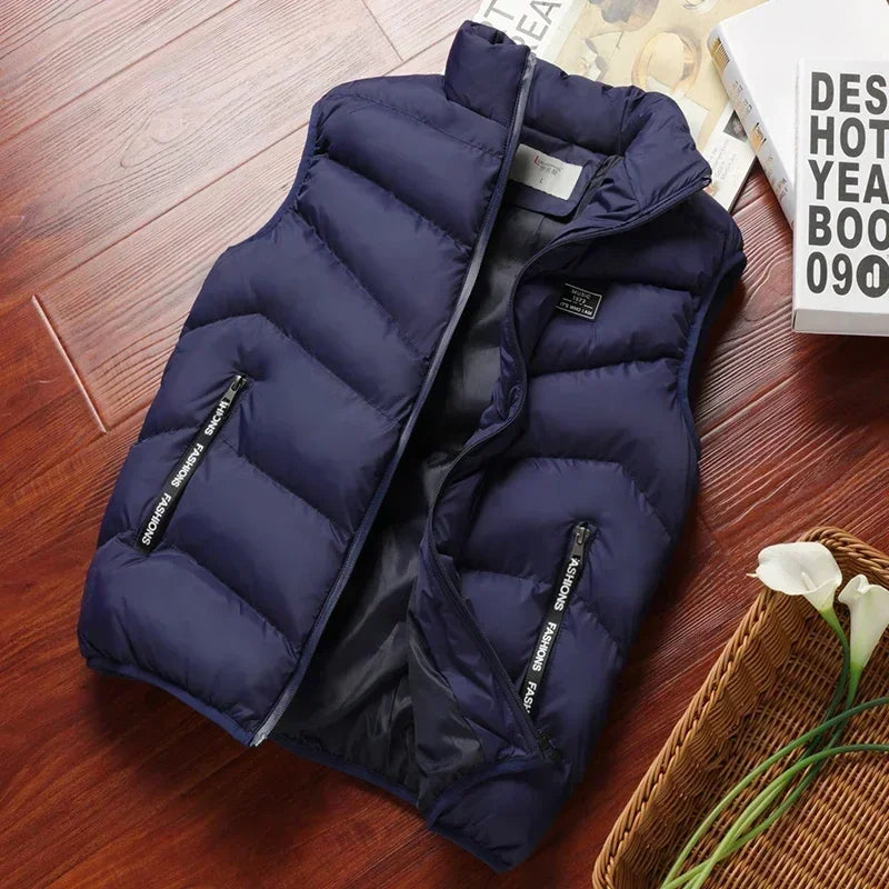 Bright Puffer Vest for Effortless Functional Cozy Street Style Layering