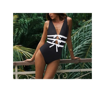 Pure Elegant New One Piece Monokini Bathingsuit