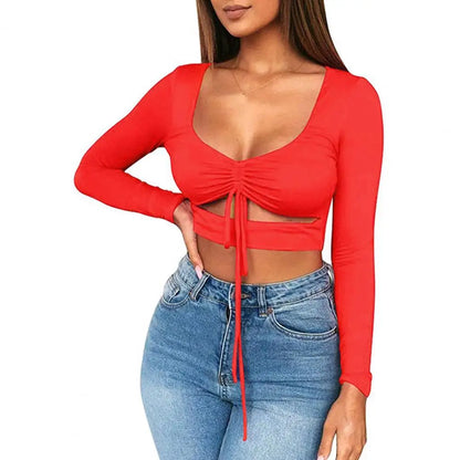 Minimalist Chic: Ribbed Super Cropped Top