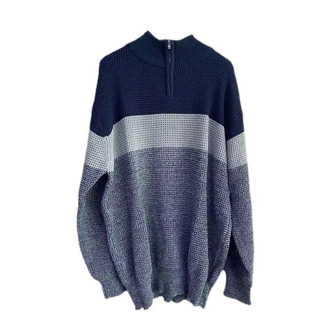 Mens Colorblock Sweater Cozy Stylish And Casual For A Fashion Forward Look