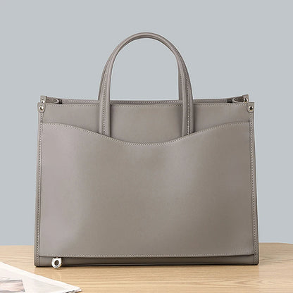 Homme Fashion Brown Soft Leather Handbags