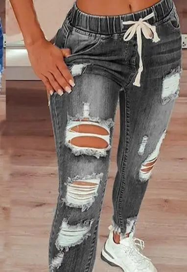 Ripped Light Blue Jeans