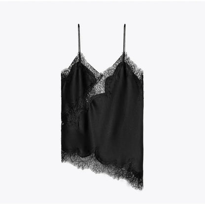 Satin Sophistication: Slim-Fit Sleeveless Halter Camisole