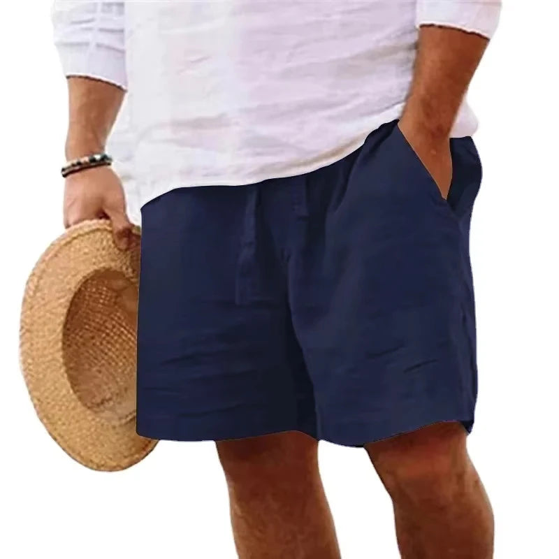 Mens Above Knee Cotton Jean Shorts