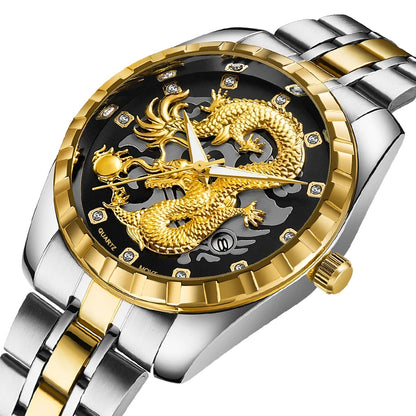 Stainless Steel 3d Knight Figure Dial Mens Watches