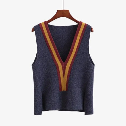 2024 Womens Hooded Sleeveless Knit Vest