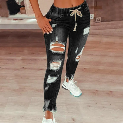 Ripped Light Blue Jeans