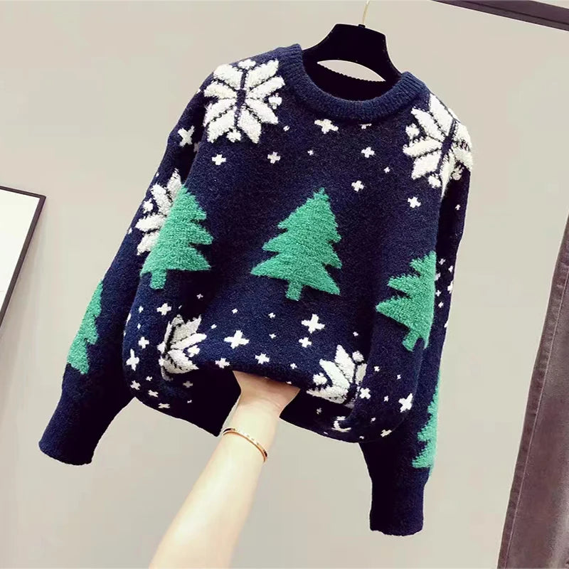 Womens Christmas Tree Sweatshirt Tree Tops Glisten Fleece Hooded Casual Hoodie Autumn Loose Fit