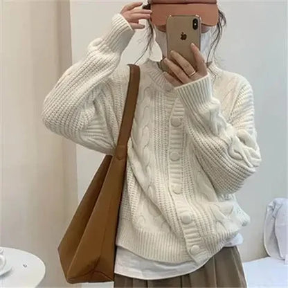 Womens Button Clouse Cardigan Sweaters