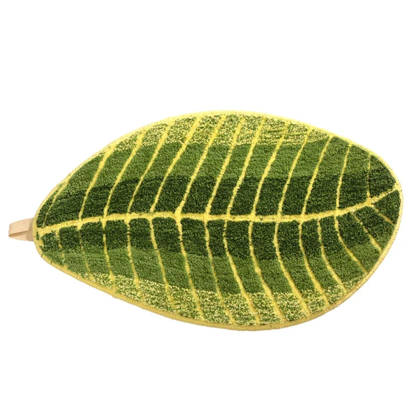 Leaf Super Soft Absorbent Anti Slip Entrance Bath Mat