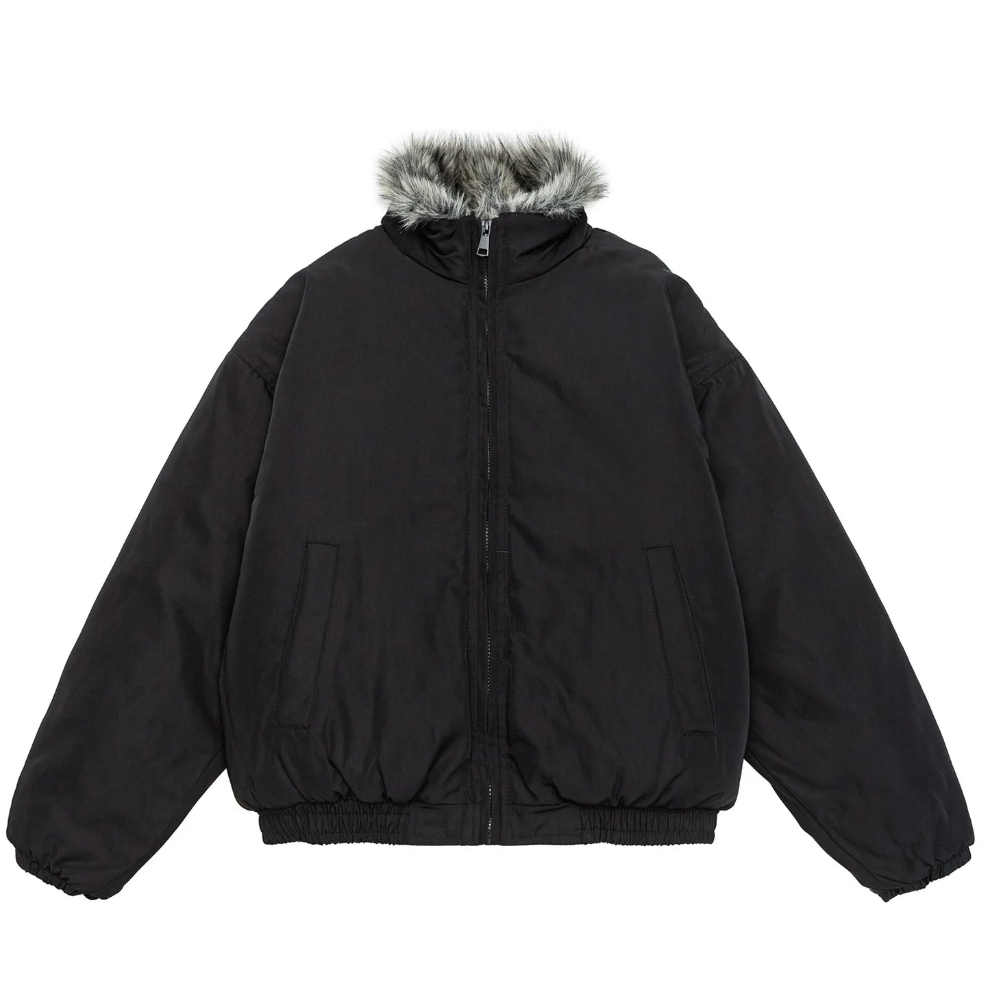 Winter Jacket Men Parkas Thicken Warm Coat Mens Stand Collar Jackets Solid Color Parka Coat Women Fashion New Streetwear