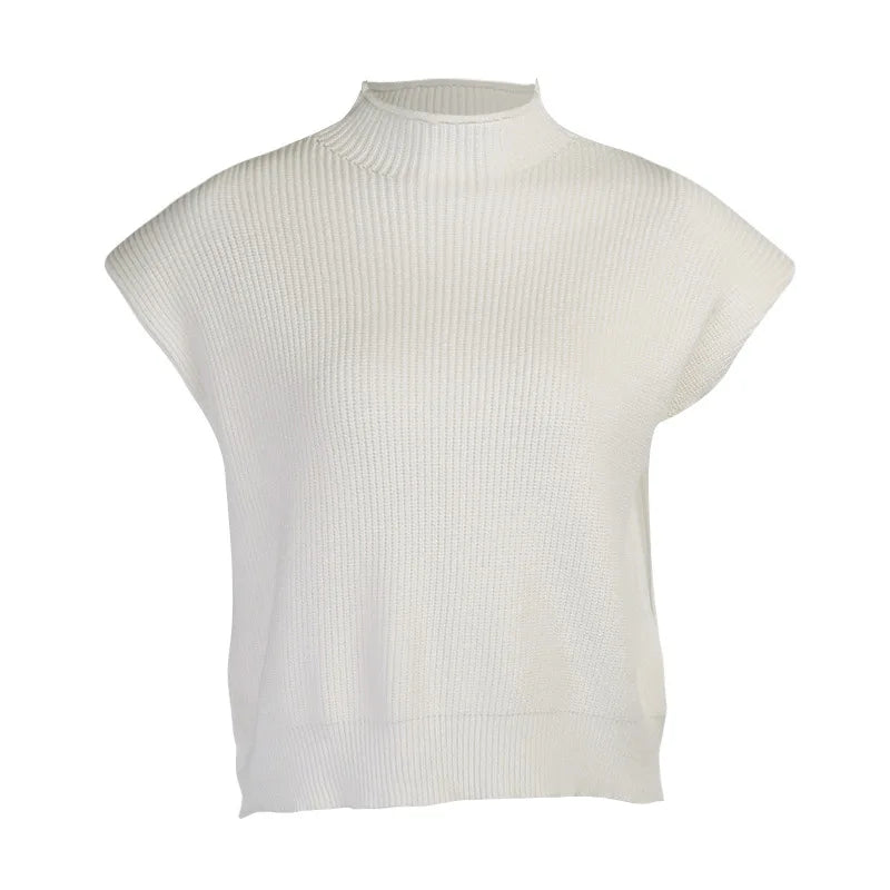 New Fashion Knitted Turtleneck Vests