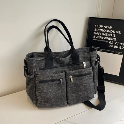 New Black Large Capacity Travel Bag Casual Women S Unisex Armpit Bag Mesh Versatile Shoulder Handbag