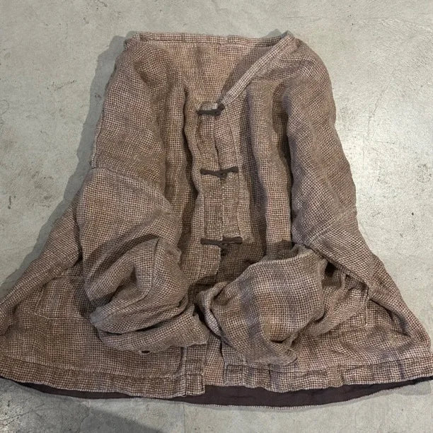 Vintage V-Neck Knit Cardigan Jacket for Women – Autumn Winter 2025