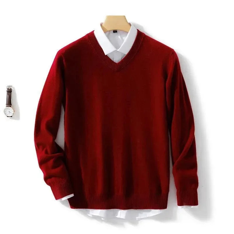 2024 Luxury Cashmere Sweater Designer Ripped Hole Fashion For Men