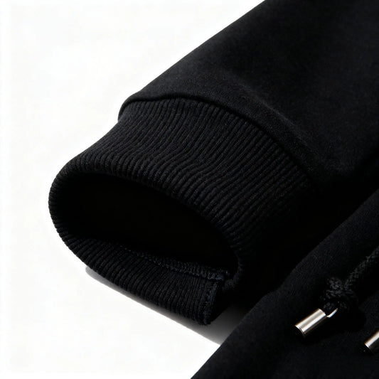 Path Of Awareness Printed Cotton Casual Hoodies