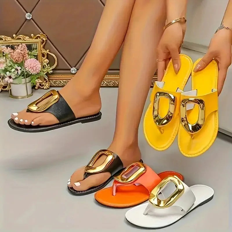 Sandals Womens Flip Flops Beach Shoes On Platform Fashion White Zapatos Mujer 2025 Casual Summer Rubber Slippers