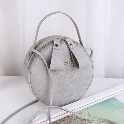 Womens Casual Circular Soft Handbags