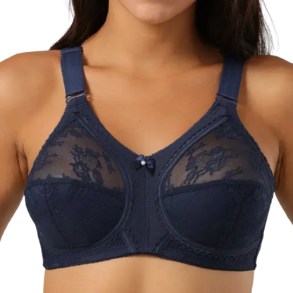 Full Coverage Lace Minimizer Bra Non Padded Plus Size Womens Underwear