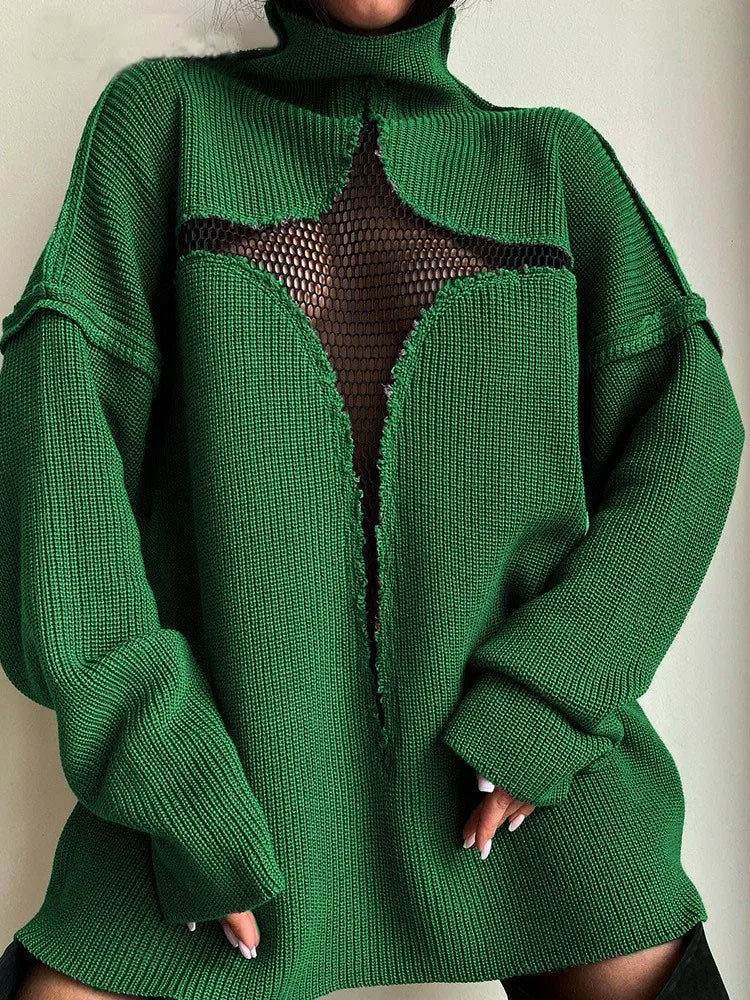 Women Oversized Knitted Sweater