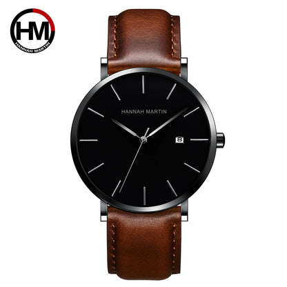 Mens Japan Quartz Movement Luxury Sport Classic Style Watches