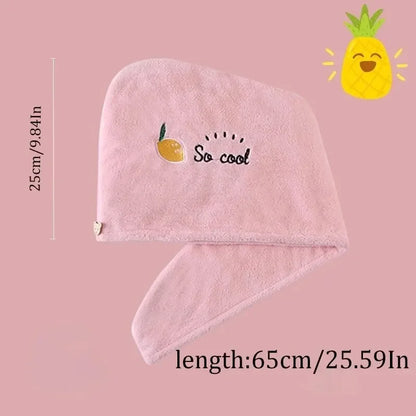 Super Absorbent Microfiber Hair Wrap Quick Dry Towel