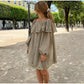 Super Comfortable Loose Off Shoulder Mini Dress