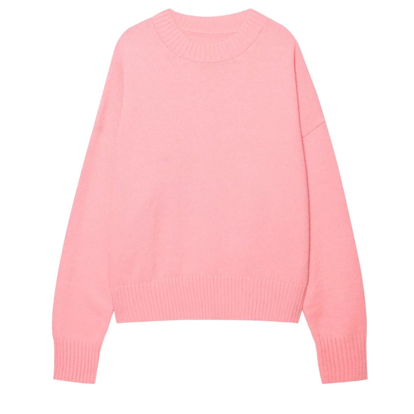 Casual Simple Solid Women Sweaters
