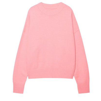 Casual Simple Solid Women Sweaters