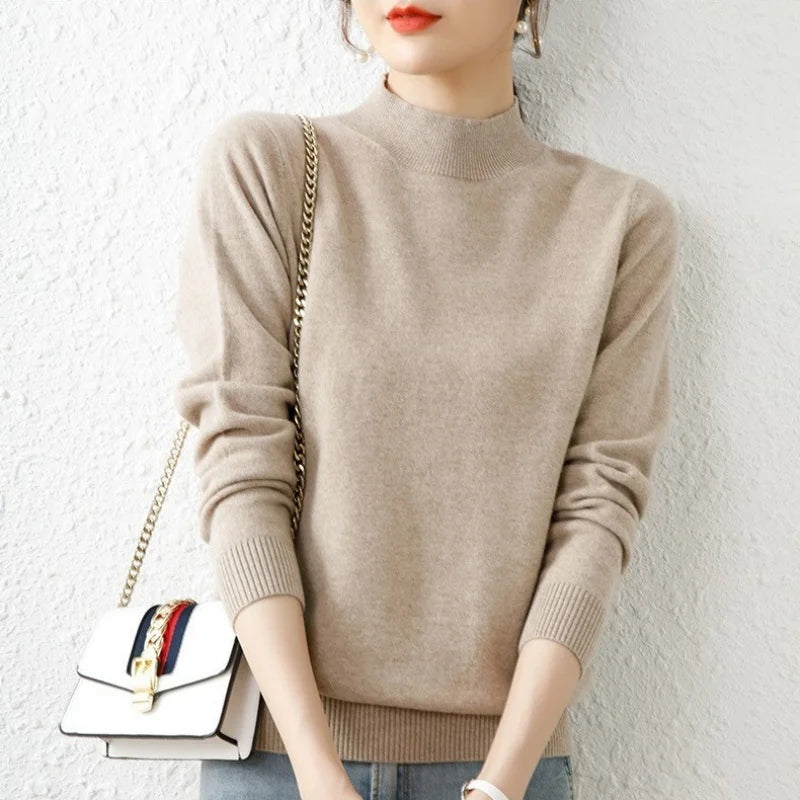 Womens Slim Winter Sweaters Soft Femme Fashion