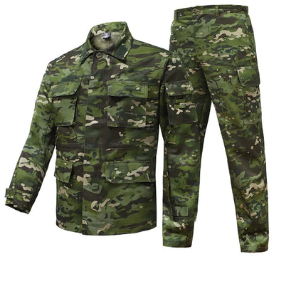 Mens Tactical 2 Piece Set Camouflage Military Hoodie Pants Combat Outdoor Training Uniform