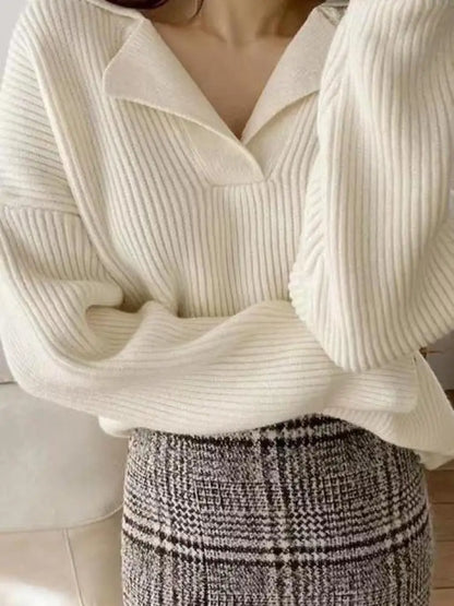 Super Thick Warm Oversized Knitted Women Sweaters