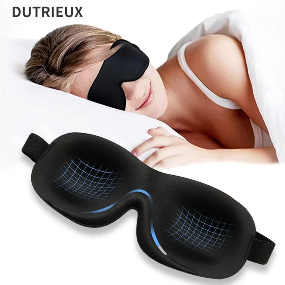 🎁 Light Blocking 3D Sleep Mask Soft Breathable Eye Cover (100% off)