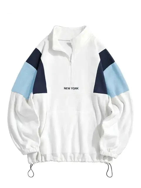 Basic Style Classic New York Printed Cool Sweatshirts