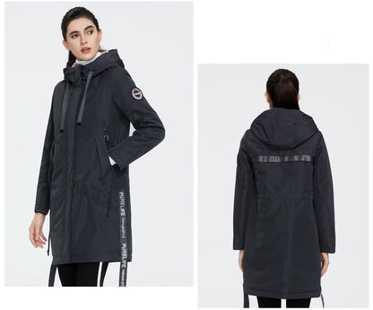 Autumn Winter Breeze Hooded Coat