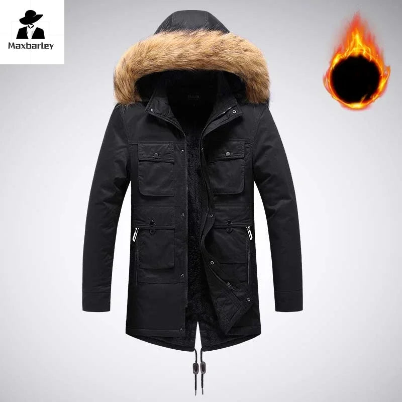High Quality Zipper Closure Hooded Warm Winter Hoodies