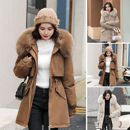 Winter Woolen Coat For Women Casual Windproof Outerwear Cozy Autumn Jacket Fashionable Clothing