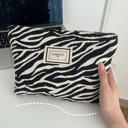 Zebra Design Large Shopping Totes