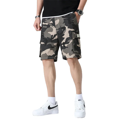 Casual Summer Style Mens Cotton Camouflage Shorts