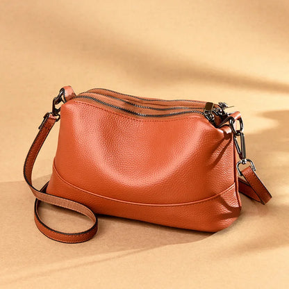 Contemporary Icon: Genuine Leather Designer Shoulder Bag