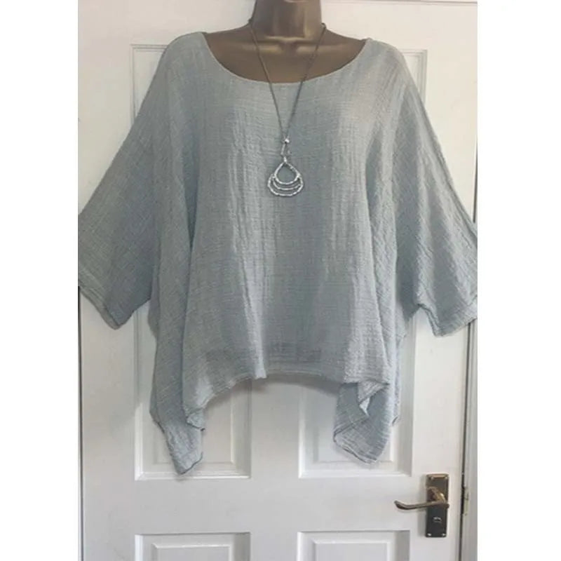 Women Plus Size Batwing Sleeve Sweater
