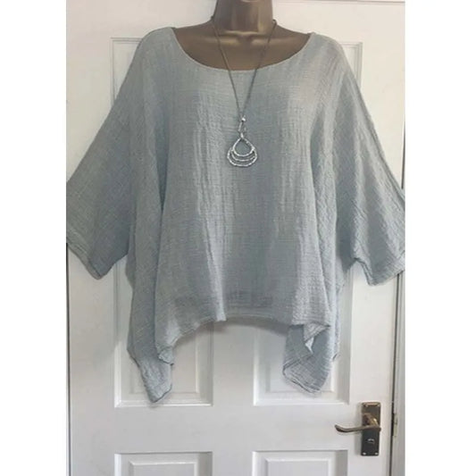 Women Plus Size Batwing Sleeve Sweater