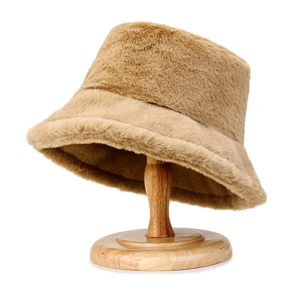 Winter Fashion Fluffy Bucket Hats