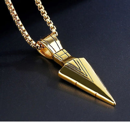 Indian Triangle Arrowhead Men Necklaces