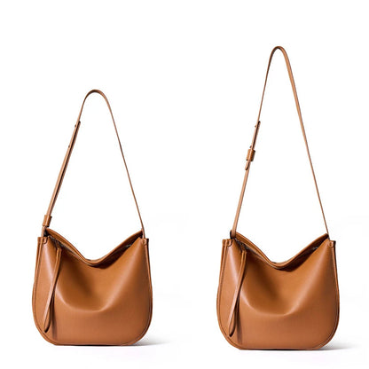 Genuine Leather High Quality Single Shoulder Zipper Tote Bags