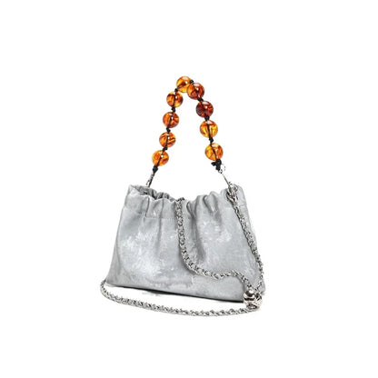 Heritage Collection: Vintage Multi-Pocket Leather Shoulder Bag