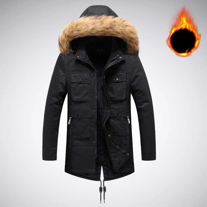 High Quality Zipper Closure Hooded Warm Winter Hoodies