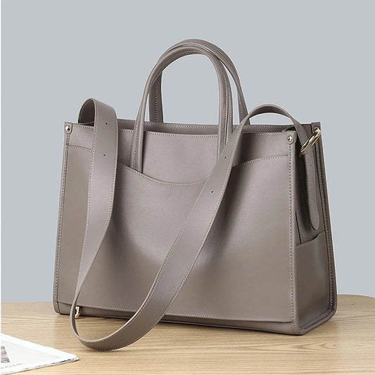 Homme Fashion Brown Soft Leather Handbags