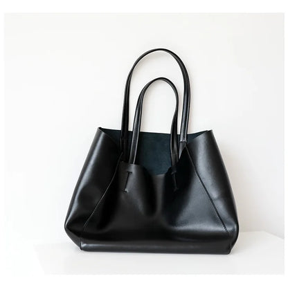 High Quality Genuine Leather Large-Capacity Tote Bags