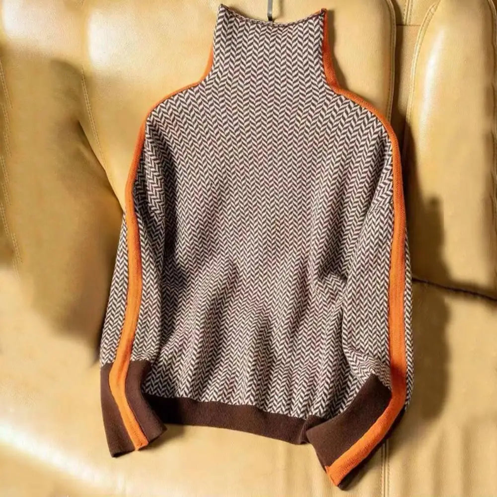 Womens Colorful Knit Sweater